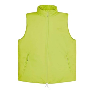 $170 NWT RAINS size Large Padded Nylon Vest in Digital Lime