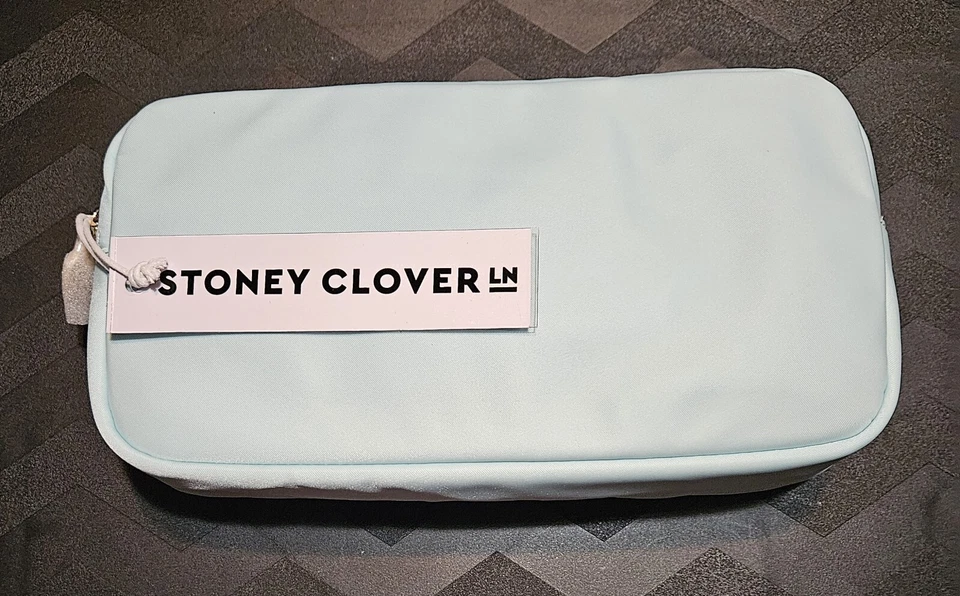 Stoney Clover Lane Women's Classic Small Pouch In Colors Sky And Sapphire Blue