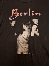 BERLIN pleasure victim band photo tour shirt cd vinyl Terri Nunn 80's New wave l