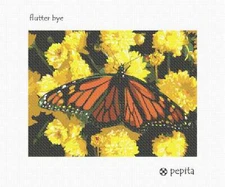 Flutter Bye Needlepoint Kit or Canvas