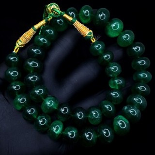 732.00 Cts Best Round Shape Green Emerald Wonderful Necklace Jewelery VK 48 E625