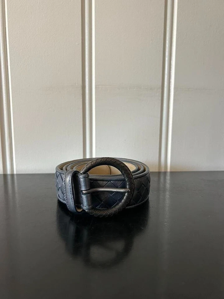 Bottega Veneta Black Leather Belt - Image 2 of 4