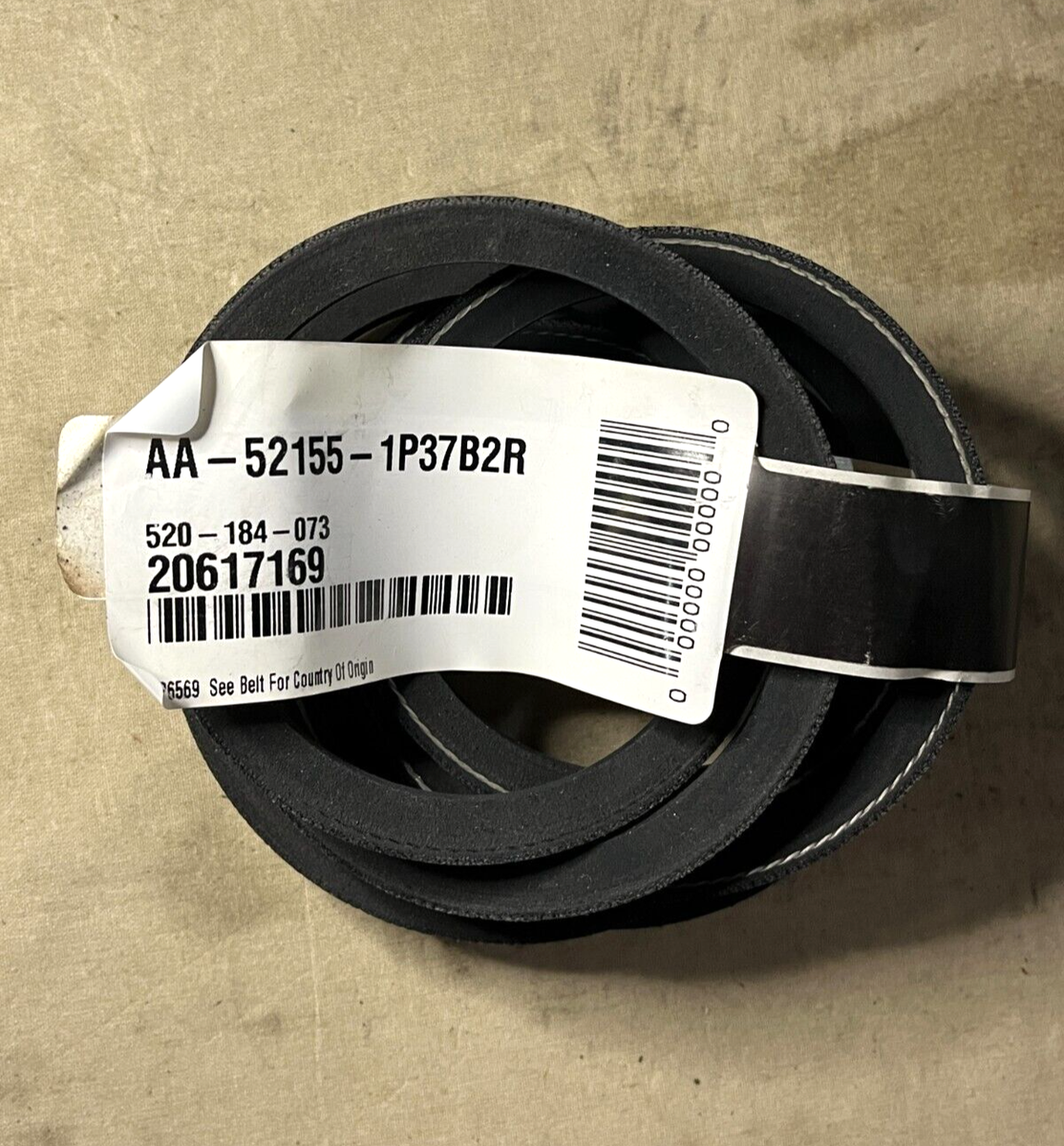 MRAP A-A-52155-1P37B2R 3/8X 37'' MATCHED SET V BELTS 5139228 3030