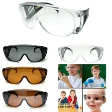 Kids Safety Glasses Clear Lens Color Temple Child Size Small Shooting (Age 4-13)