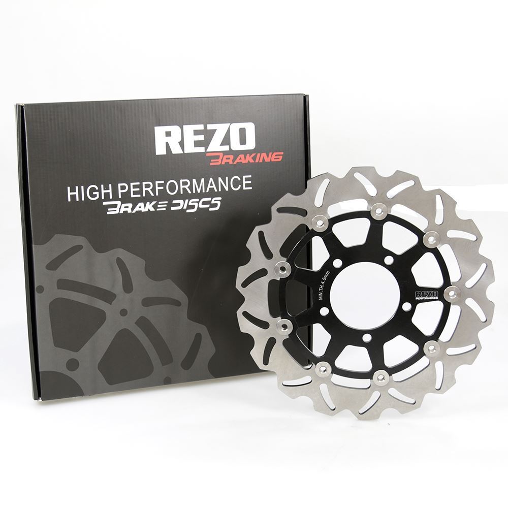 Rezo Wavy Front Brake Rotor Disc for Kawasaki ER-6F (Ninja 650 R) 12-16