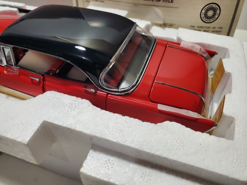 Miniature GFCC 1:43 Buick Roadmaster Riviera 1956 - 4 Portes Hardtop Rouge, #43003A, Neuve En Boîte