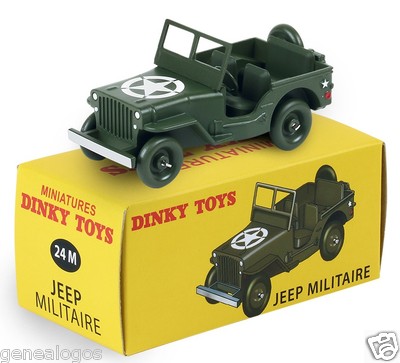Dinky Toys Atlas – Citroën Jeep Willys US Army 1/43 (Boîte Neuve, NOEL 2015)