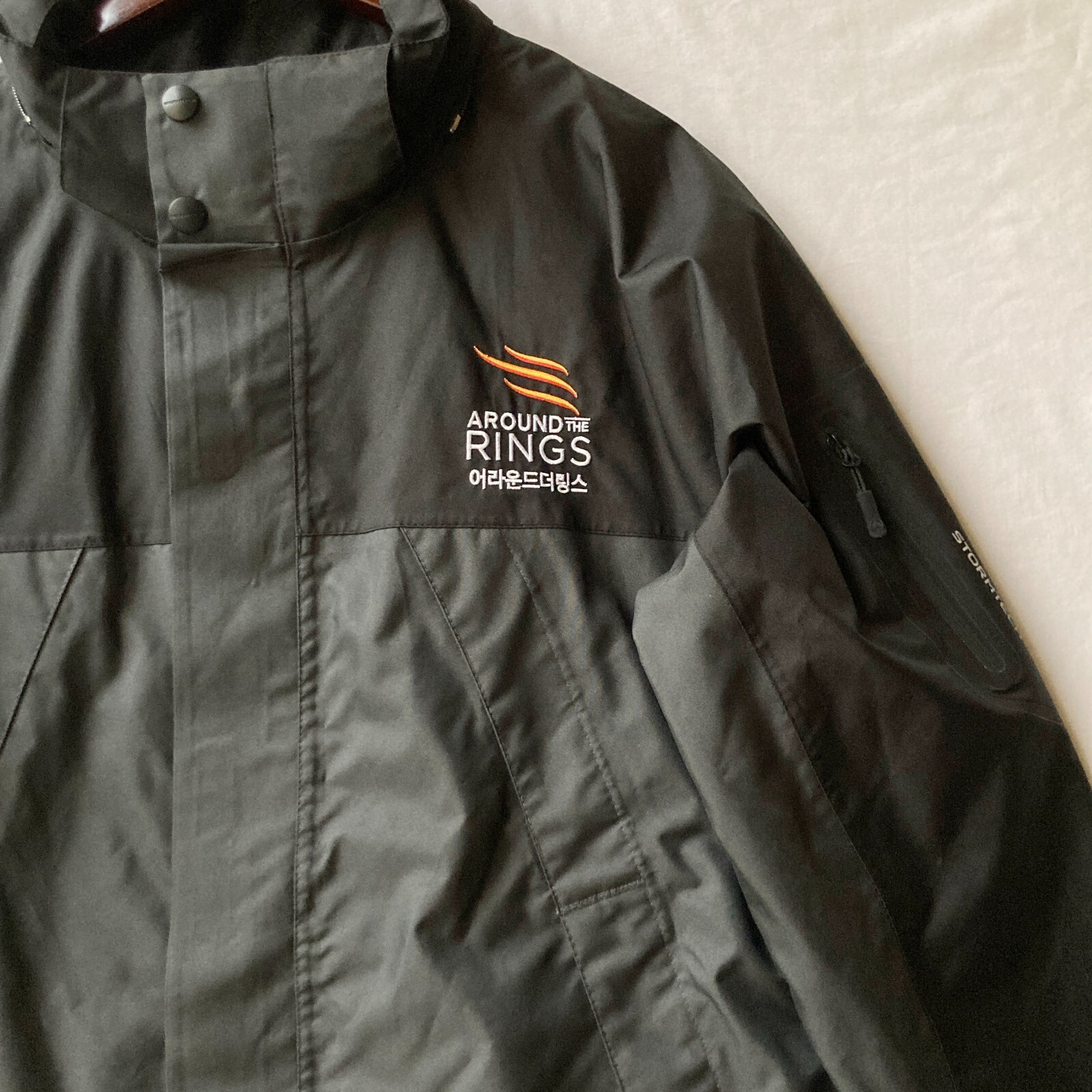 Stormtech Performance Rain Jacket Medium Mens Bla… - image 4