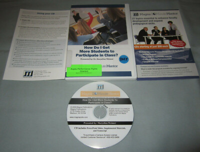 How Do I Get More Students to Participate in Class? - Magna 20 Minute Mentor CD