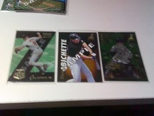 9 RARE VINTAGE 1995 PINNACLE ZENITH MAJOR LEAGUE BASEBALL8 SAMPLE CARDS+1 INSERT