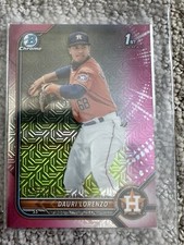 2022 Bowman Chrome Mega Mojo Pink Refractor #BCP-11 Dauri Lorenzo 148/199