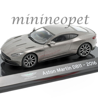 ALTAYA 2016 ASTON MARTIN DB11 1/43 with DISPLAY CASE GREY METALLIC