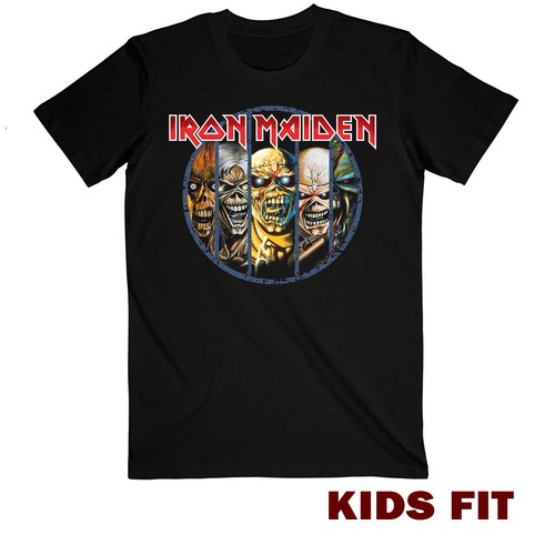 Camiseta Iron Maiden Evolution Niños Niños Niñas Licencia Rock Camiseta Nueva Oficial  - Imagen 1 de 2