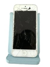 IPhone 4s Model A1428 White Cracked Screen Not Operational Parts Apple