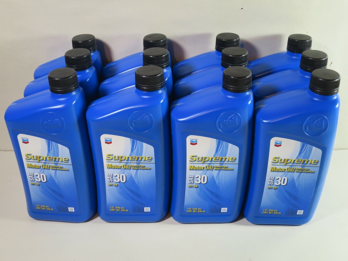 Chevron Supreme Motor Oil 20W-50 11本セット