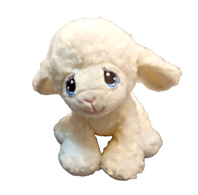 Aurora Precious Moments Easter Lamb Sheep Stuffed Animal 2016 White