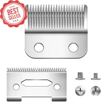 Wahl Precision Replacement Blades Compatible MC3 Clipper 2 Hole w/Screws 2 Pairs