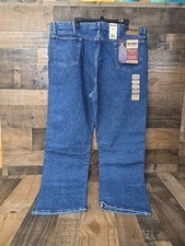 Wrangler Rugged Wear Relaxed Fit Mens Jeans Size 44X32 Durable Cotton Workwear
