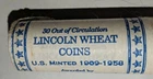 ROLL OF 30 OUT OF CIRCULATION SWEEPSTAKES WINNER LINCOLN WHEAT CENTS