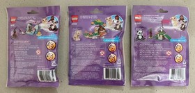Lot x3 LEGO Friends Animals Series 6, Seal 41047 Lion 41048 Panda 41049, LIMITED