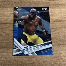 2017 UFC Chrome Anderson Silva Blue 46/75
