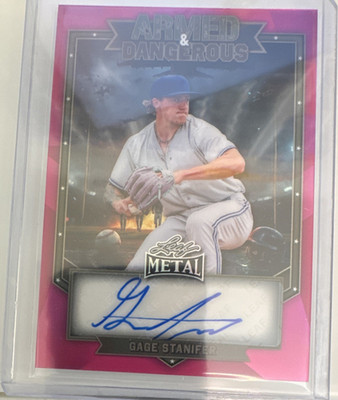 Leaf Metal 2025 Armed & Dangerous Gage Stanifer Auto #ARA-GS1 Serial /6