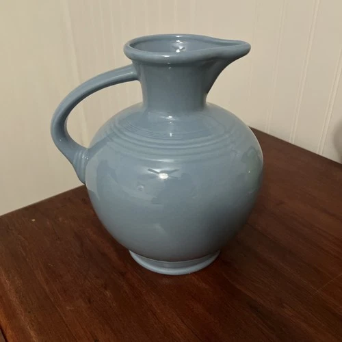 Fiesta Ware Periwinkle Blue Carafe Pitcher Homer Laughlin FiestaWare Retired Jug