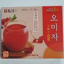 KOREAN DAMTUH Schizandra Fruit Tea Omija Instant Tea (18g x 15) Health Food Herb