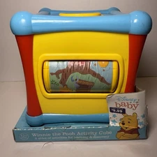 Disney Baby Winnie The Pooh Activity Cube Toy Toddler
