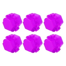200pcs Tattoo Ink Cups Shape Prevent Falling Off Pigment Cups Purple