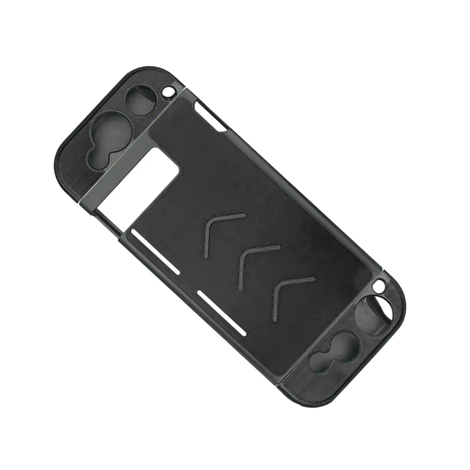 Funda protectora negra antiarañazos PC metálica para Nintendo Switch ewws Foto 4 de 4