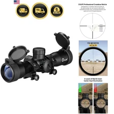 Crossbow Scope 4x32 Compact Illumined Scope for Hunting Rangefinder Reticle