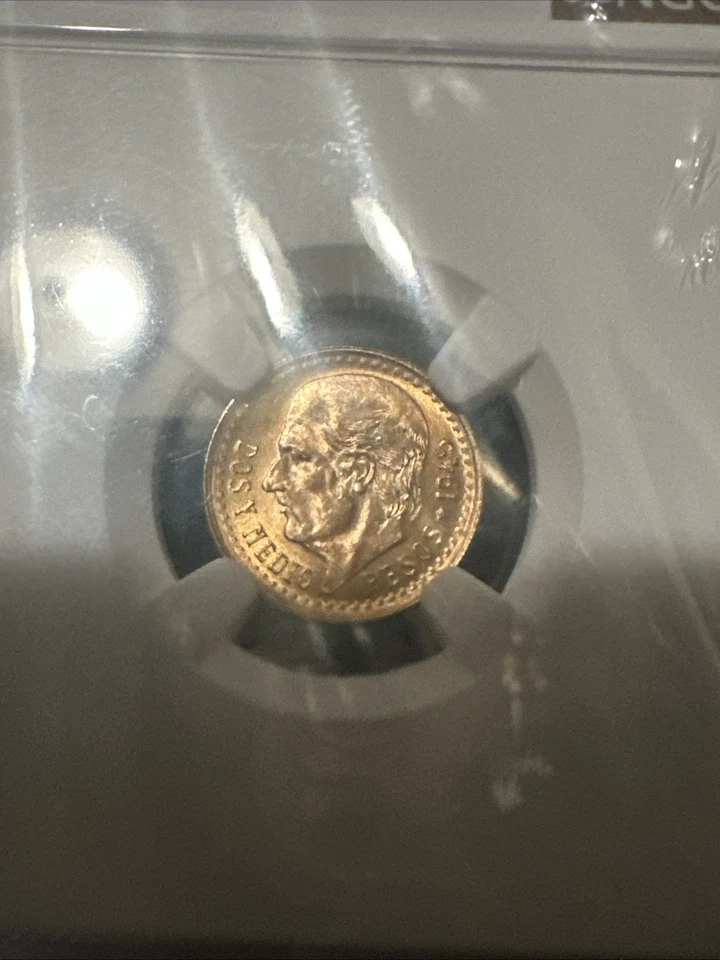 Dos Pesos Imedio Oro 1945 Foto 3 de 4