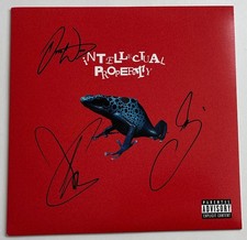 WATERPARKS BAND AWSTEN KNIGHT +2 SIGNED INTELLECTUAL PROPERTY VINYL wEXACT PROOF