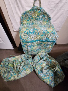 Vintage Greenbriar Vera Bradley large duffle EUC Vintage Vera Bradley Duffel | eBay main image 4