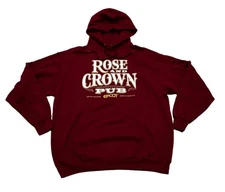 Disney Epcot UK Pavilion Rose and Crown Pub Pullover Hoodie Sweatshirt