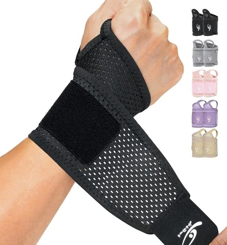 Muñequeras de compresión (2 unidades), correas de alta elasticidad - product listing photo