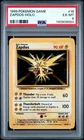 1999 Pokemon Zapdos 016/102 Base Set Holo PSA 6