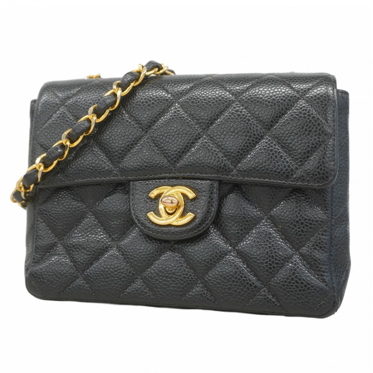 Chanel Mini Matelasse Chain Shoulder Bag Black 667048-image