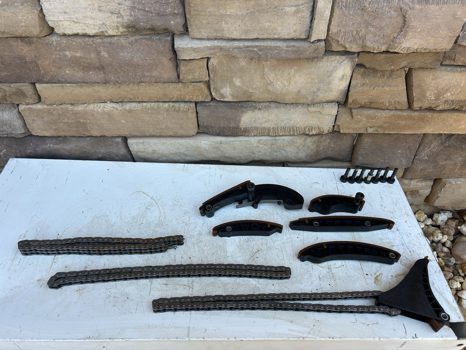 Lamborghini Aventador Camshaft Timing Chain And Tensioners Slide Rail Slide Shoe