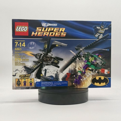 Lego 6863 DC Super Heroes Batwing Battle Over Gotham City 2012 schneller Versand