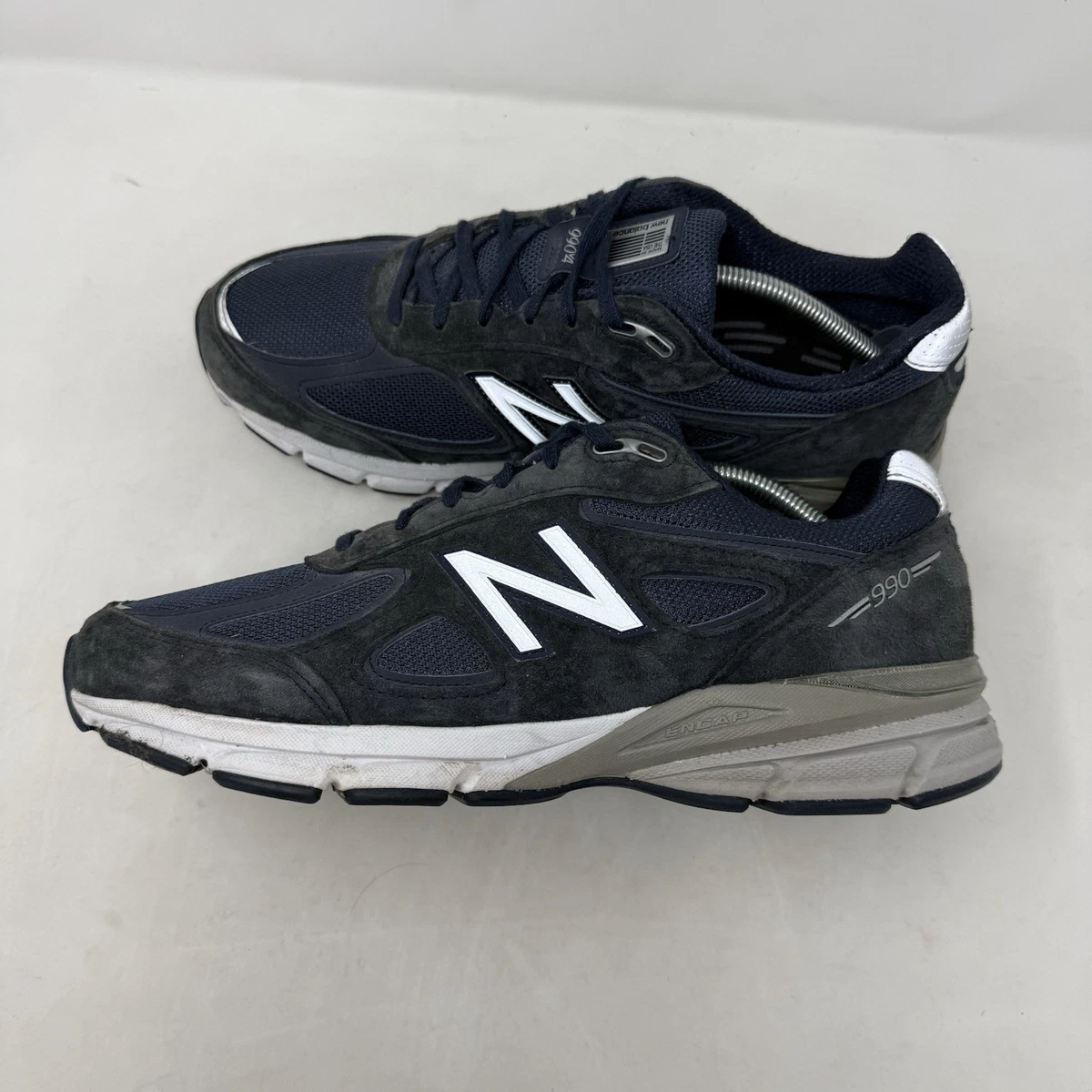 New Balance 990v4 Made In USA Reflective Navy for Sale