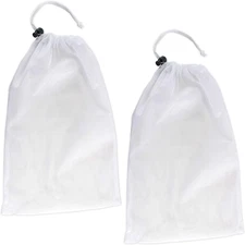 Replacement Pool Jet Vacuum Bag, 2 Pack - Universal Fit Leaf and Debris Collecti