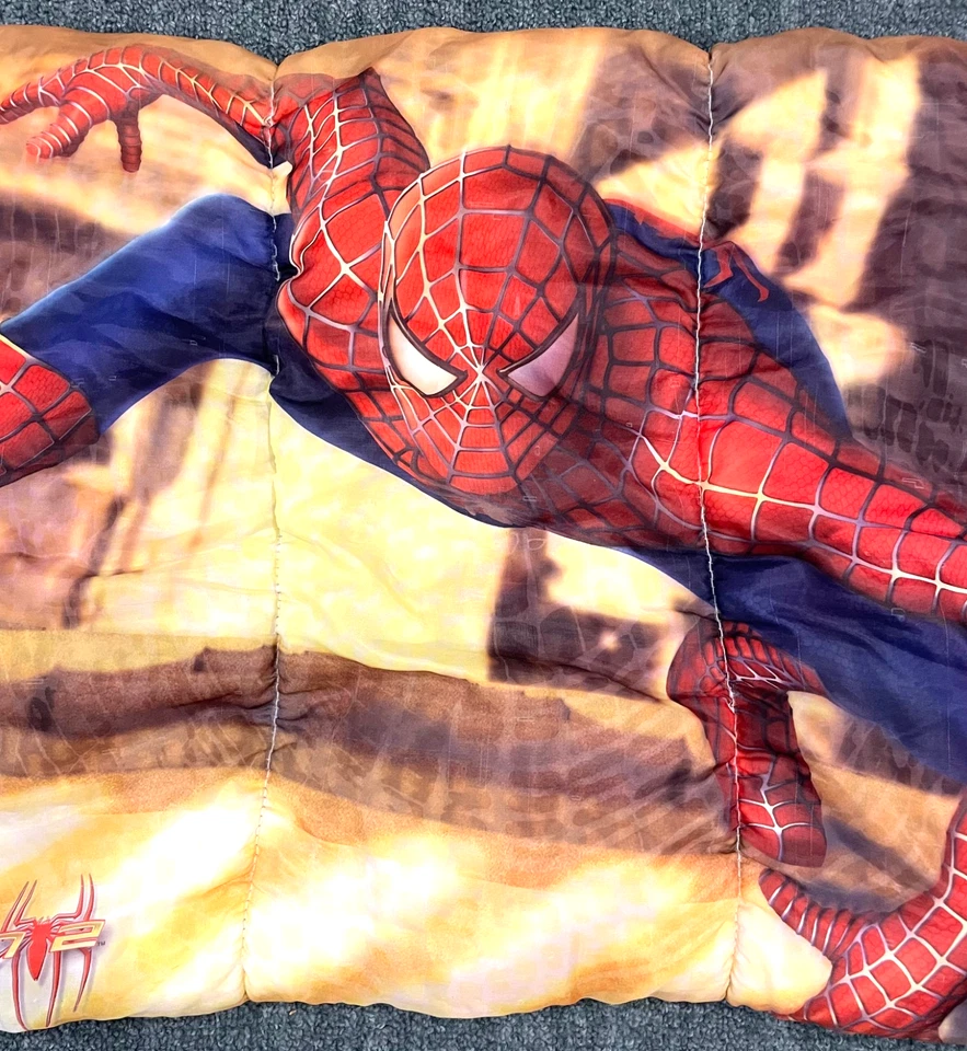 Spider-Man 2 The Movie 2004 Sleeping Bag Marvel 54" x 28" Vintage! - Image 3 of 4