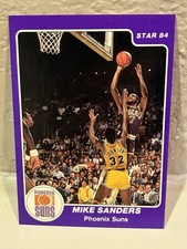 1983-84 Star Mike Sanders #118 Phoenix Suns NRMT D