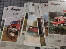 Ziegler Fire Truck Firetruck Brochure Lot of 24 1980s 1990s Mercedes Benz VW