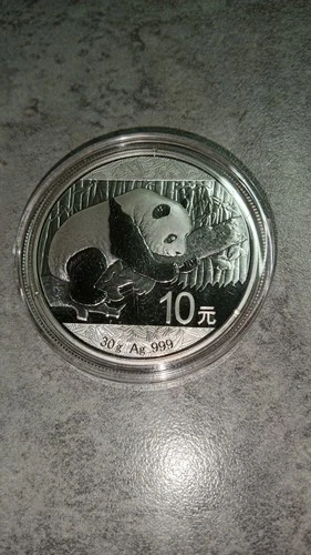 2016-Silver Panda Uncirculated In Mint Capsule