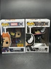 Funko Pop Marvel Venom 363 + Carnage 797 Hot Topic Exclusive Lot W/ Protectors