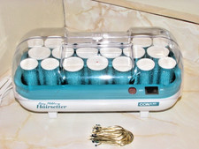 CONAIR EASY HOLDING HAIRSETTER 20 EASY GRIP HOT ROLLERS CURLERS CLIPS