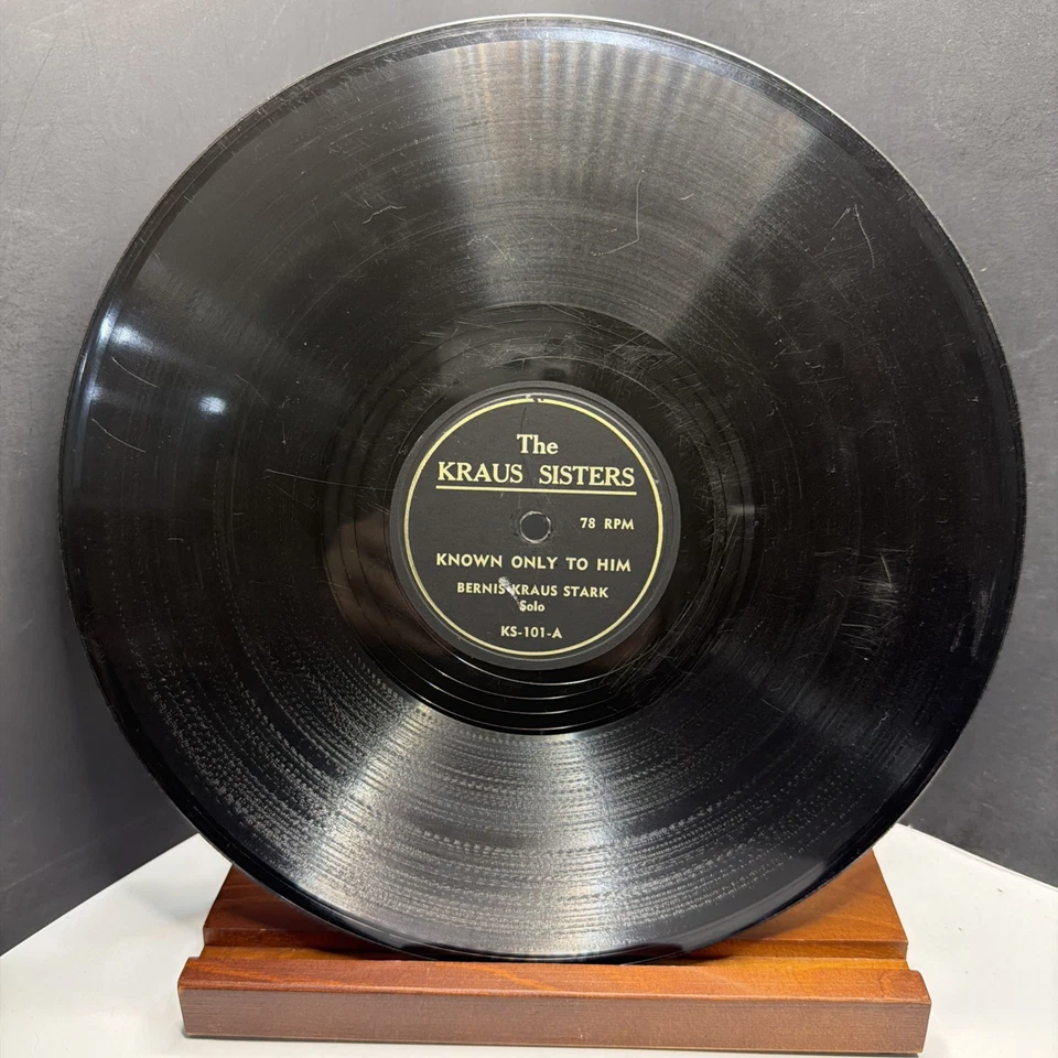 RARE - The Kraus Sisters – Known Only To Him / When The Pearly Gates Unfold - VG - Image 4 of 4